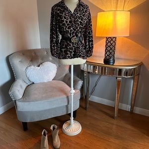 Anthropologie burnout velvet top